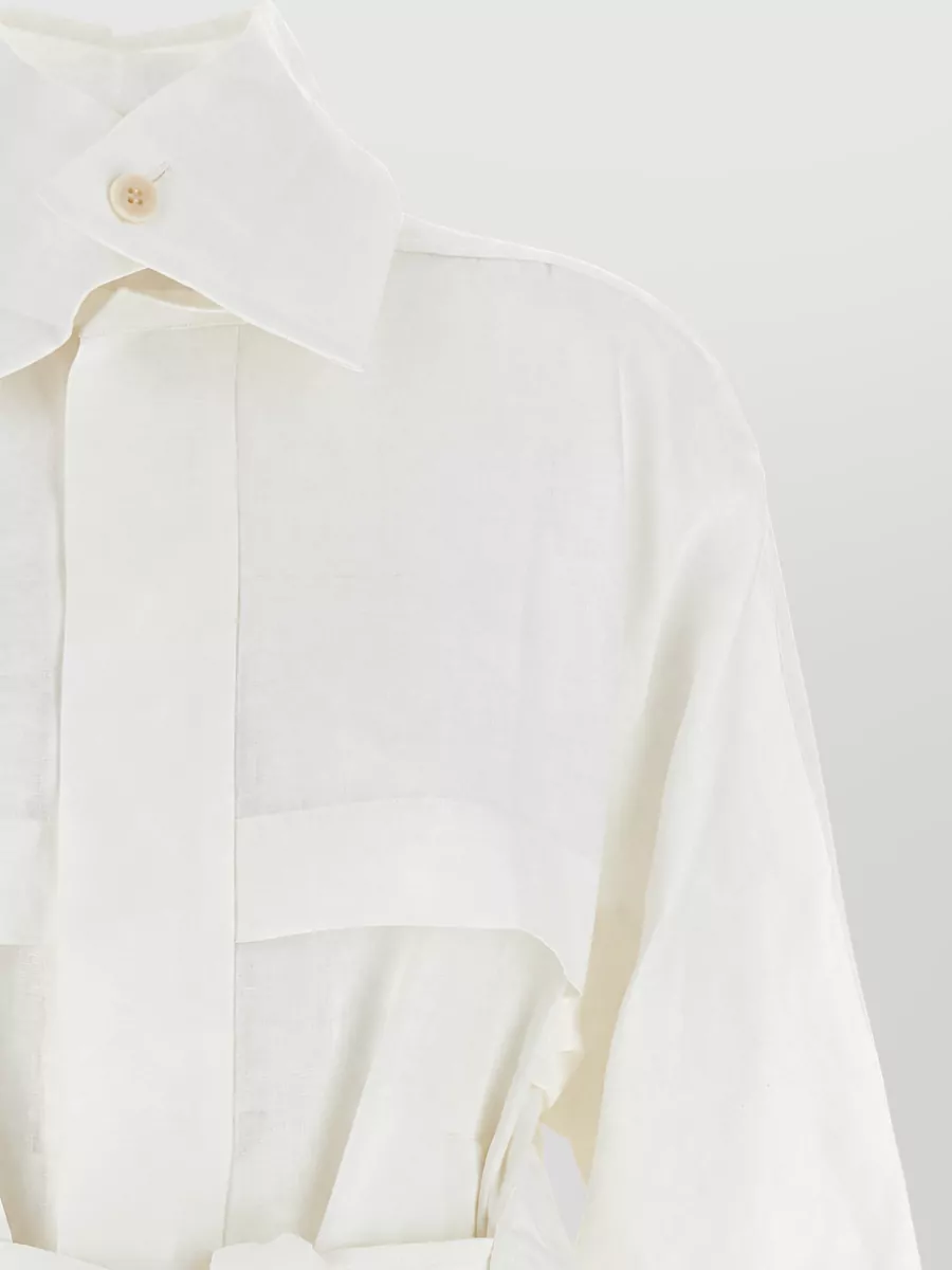 Issey Miyake Hemp Fitted Jacket