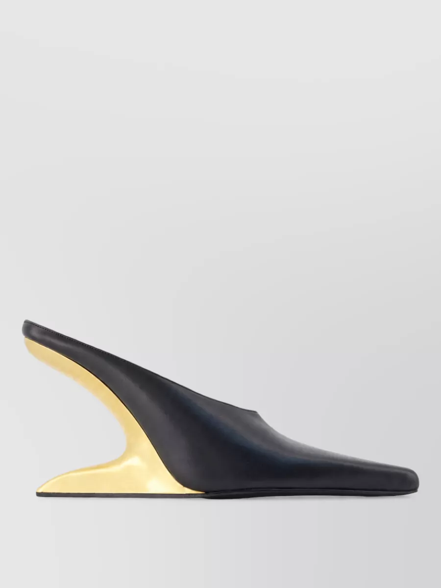 Alexander Wang Leather Wedge Mules