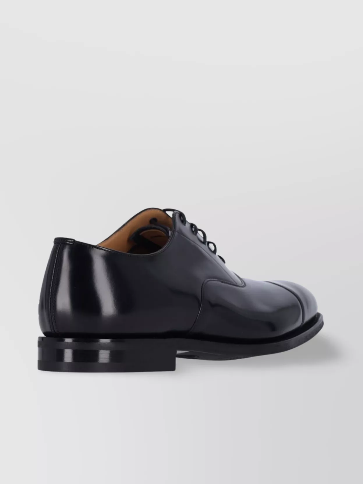 Church's Smooth Leather Cap Toe Lace Shoes