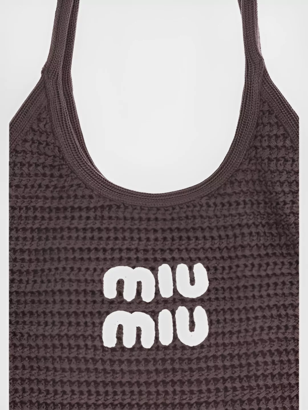 Miu Miu Crochet Pattern Shoulder Bag