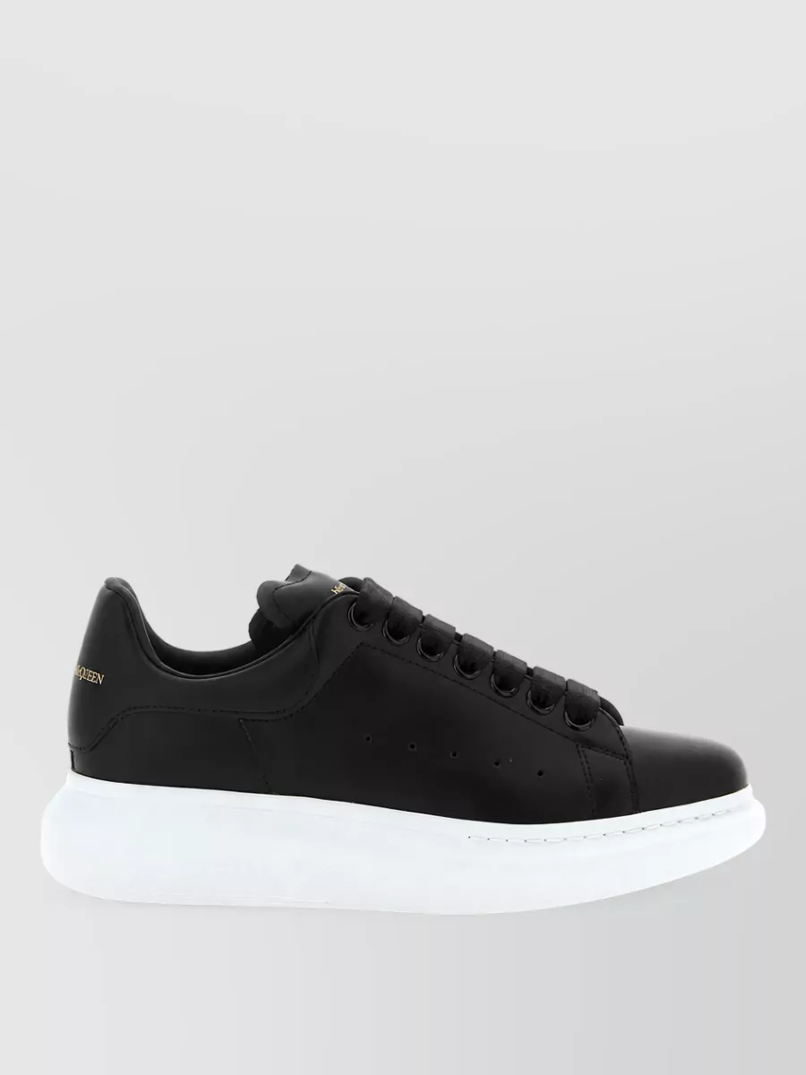 Mc Queen Leather low-top sneakers
