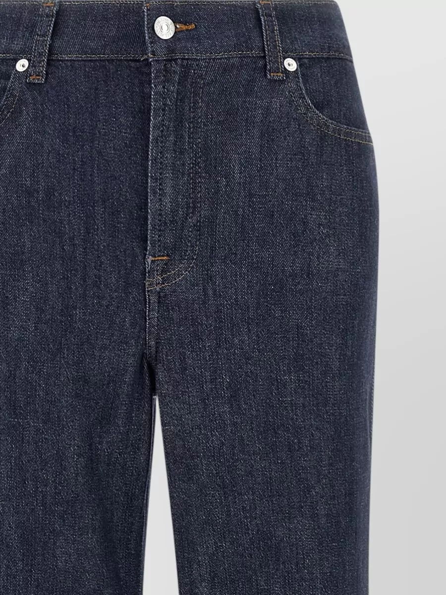 7 For All Mankind High Rise Flare Jeans Belt Loops Pockets