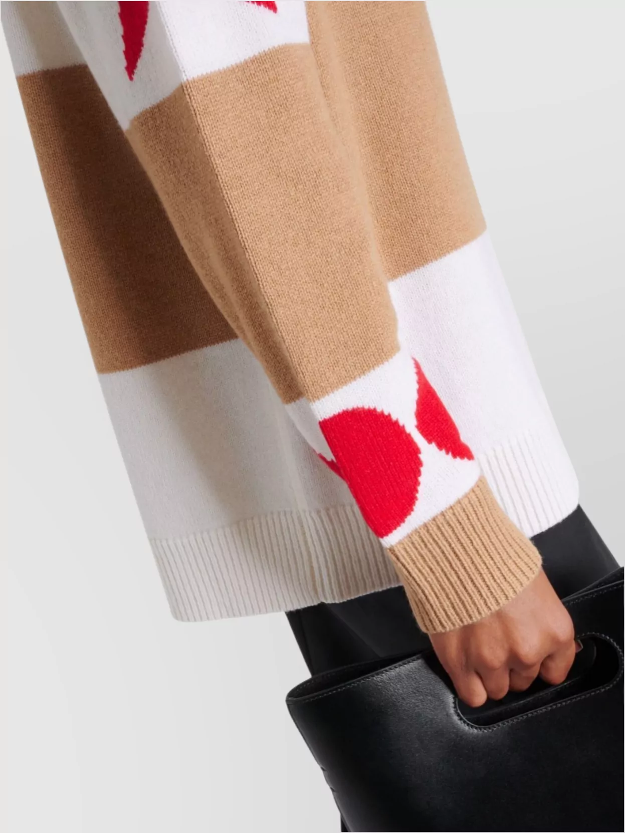 Max Mara Oversized Wool And Cashmere Jumper With Crew-Neck