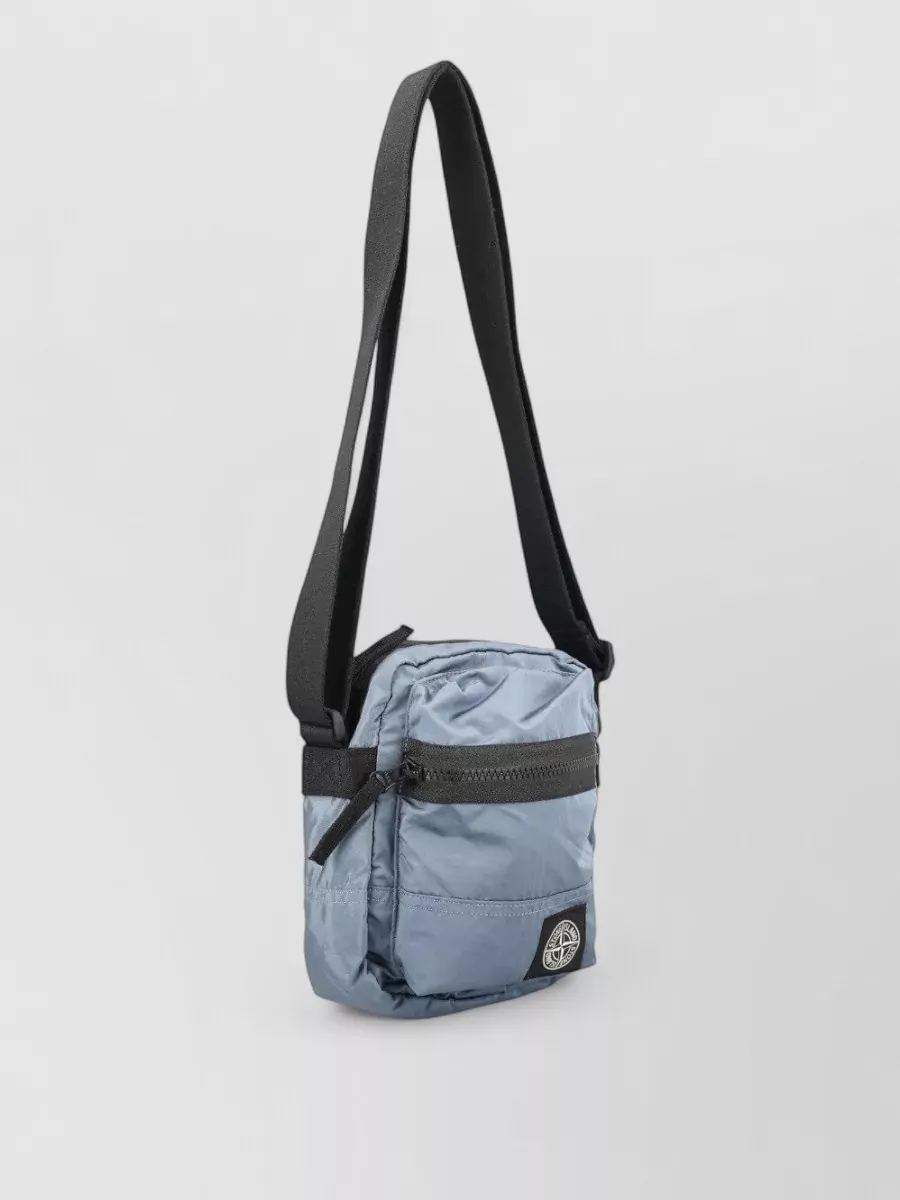 Stone Island Econyl Nylon Shoulder Bag Metal Detail