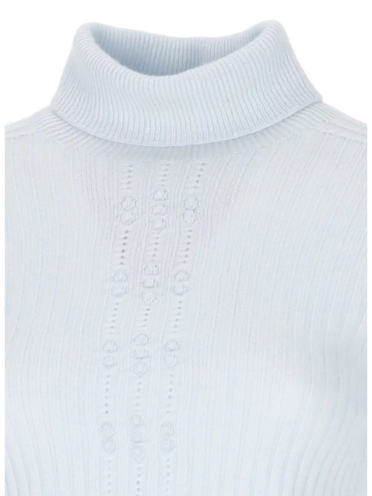 Vanise' Cashmere Sweater Ribbed Pattern