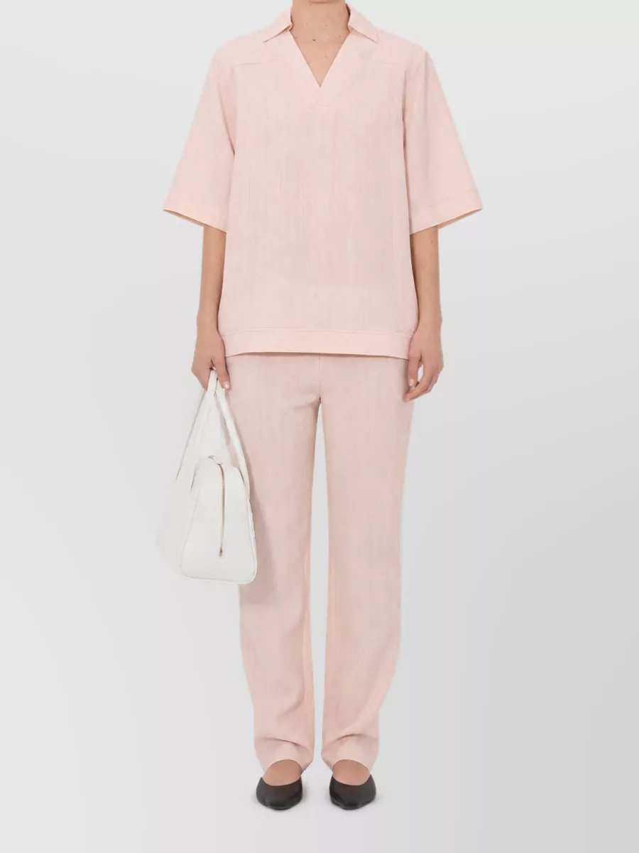 Loulou Studio Oversized Polo Shirt