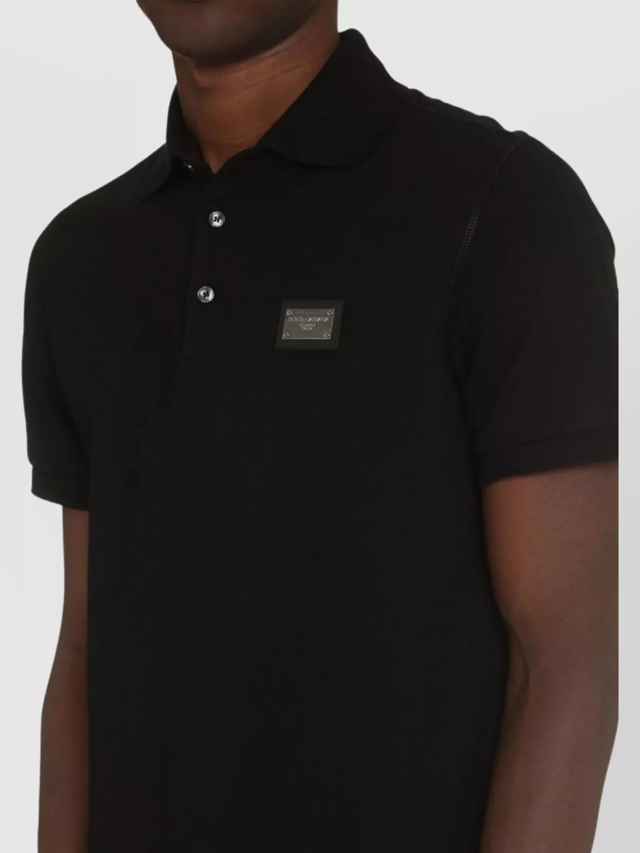 Dolce&Gabbana Piqué Cotton Polo Shirt