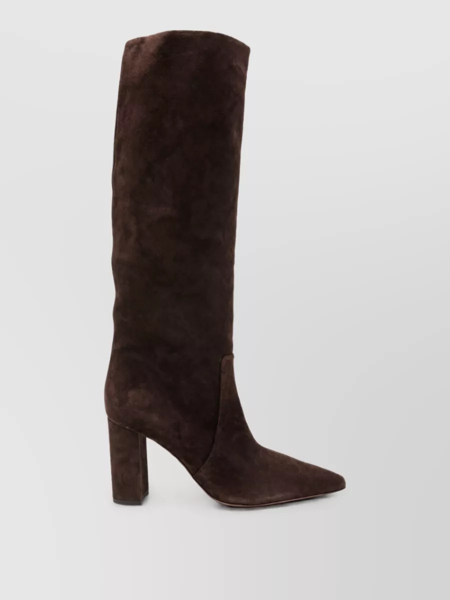 Paris Texas suede leather ankle boots