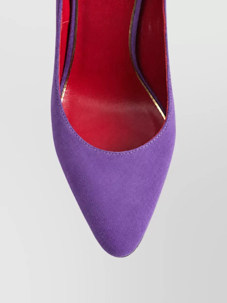 Valentino Garavani Suede Leather Bow-Detail Ankle-Strap Pumps