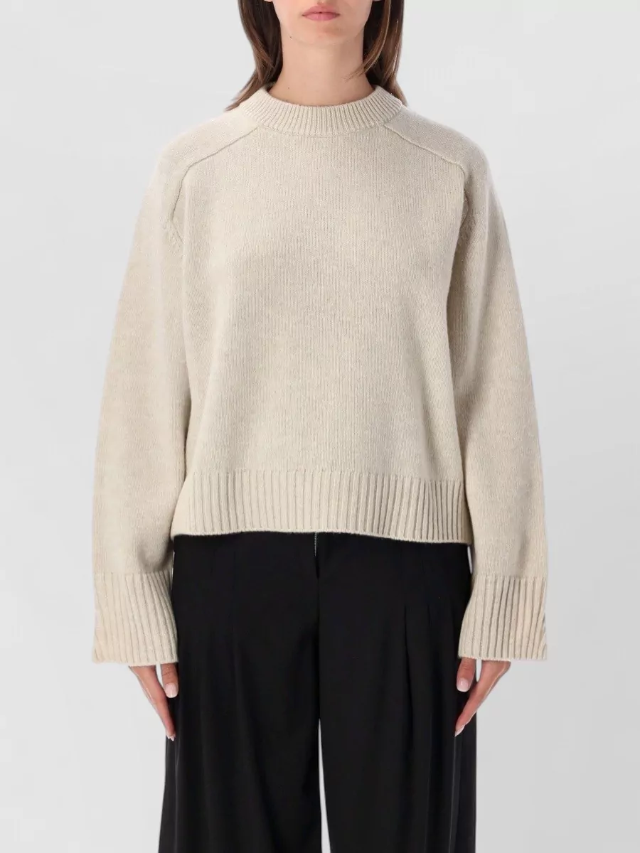 Soeur Merino Wool Crewneck Sweater