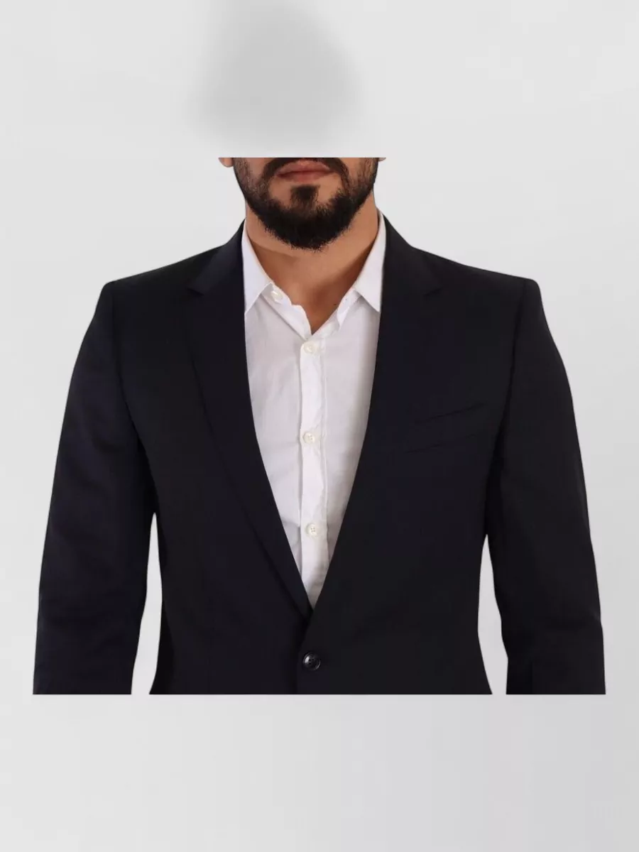Dolce&Gabbana Virgin Wool Single Breasted Blazer