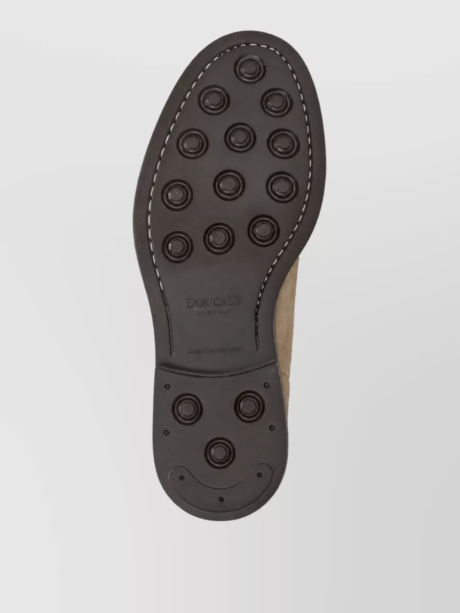 Doucal's Suede Leather Chelsea Ankle Boots