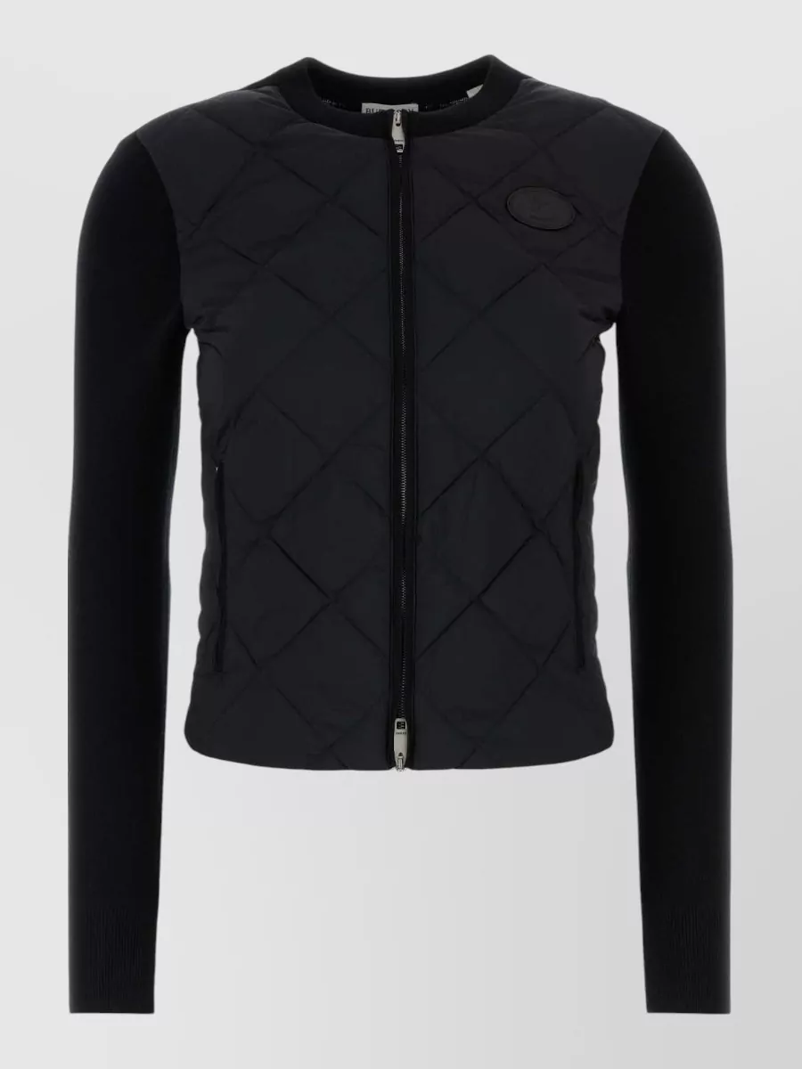 Burberry wool cardigan coat