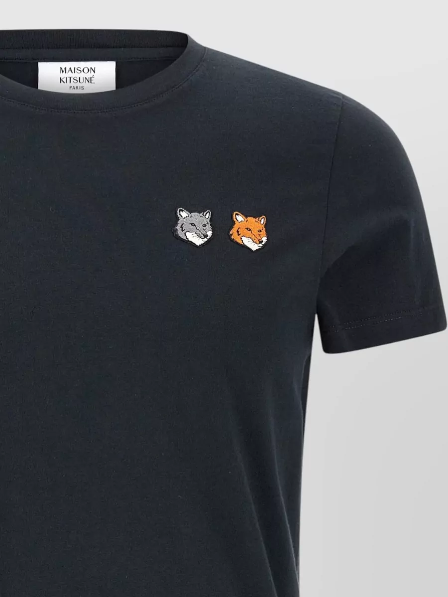 Maison Kitsuné Organic Cotton Double Fox Head Regular T-Shirt
