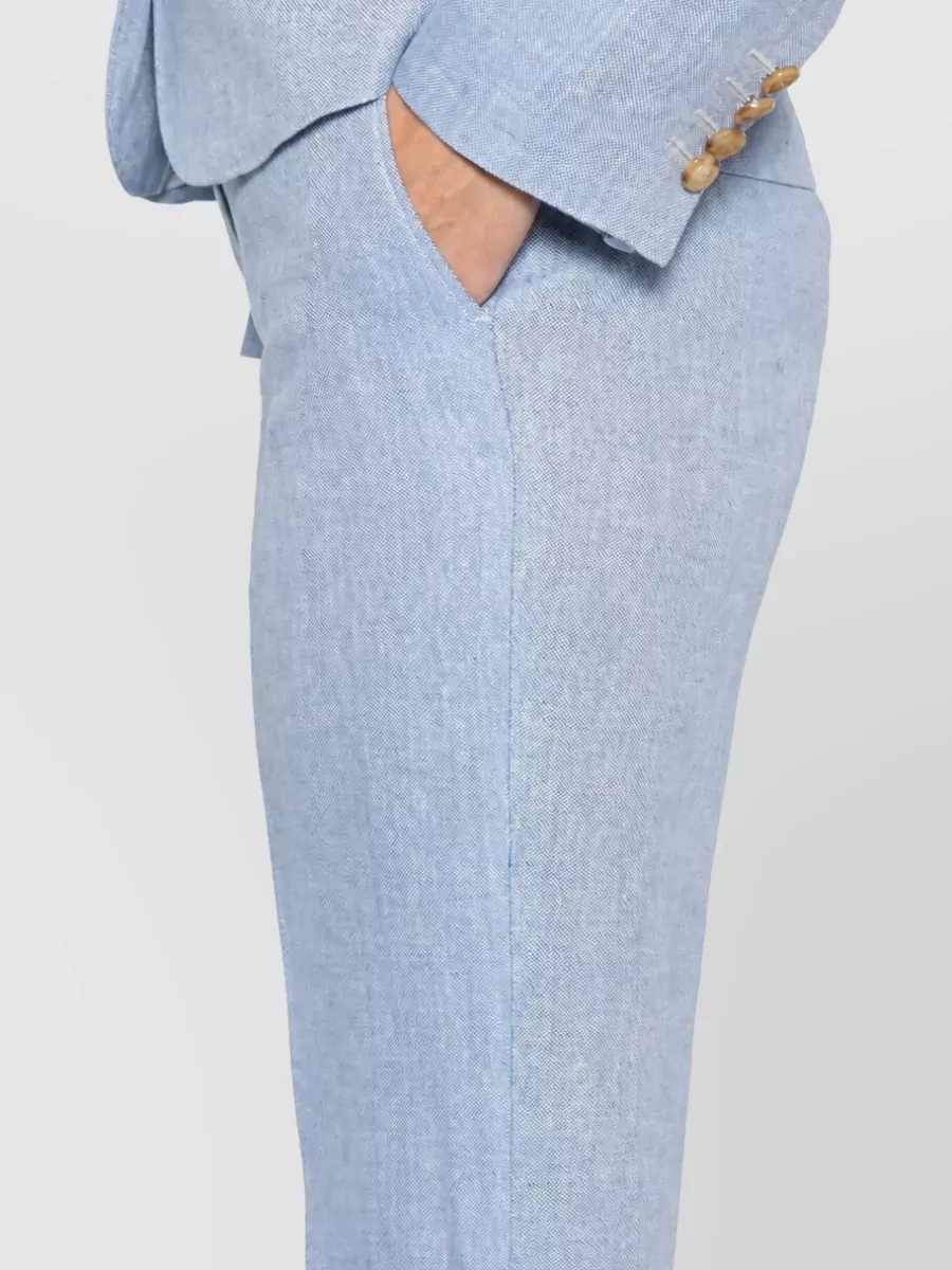 Etro Linen Suit Trousers