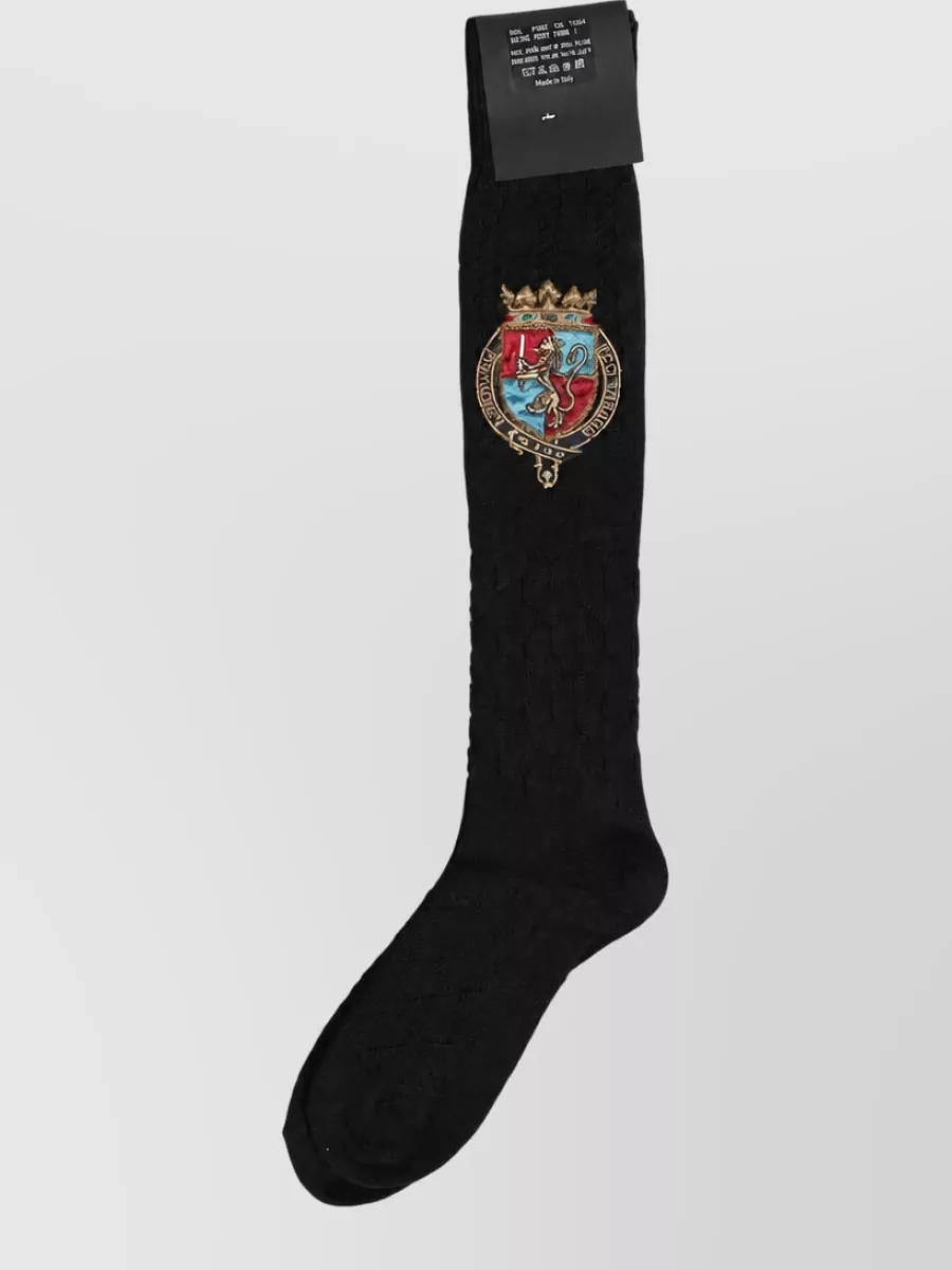 Dolce&Gabbana Wool Knee-High Socks