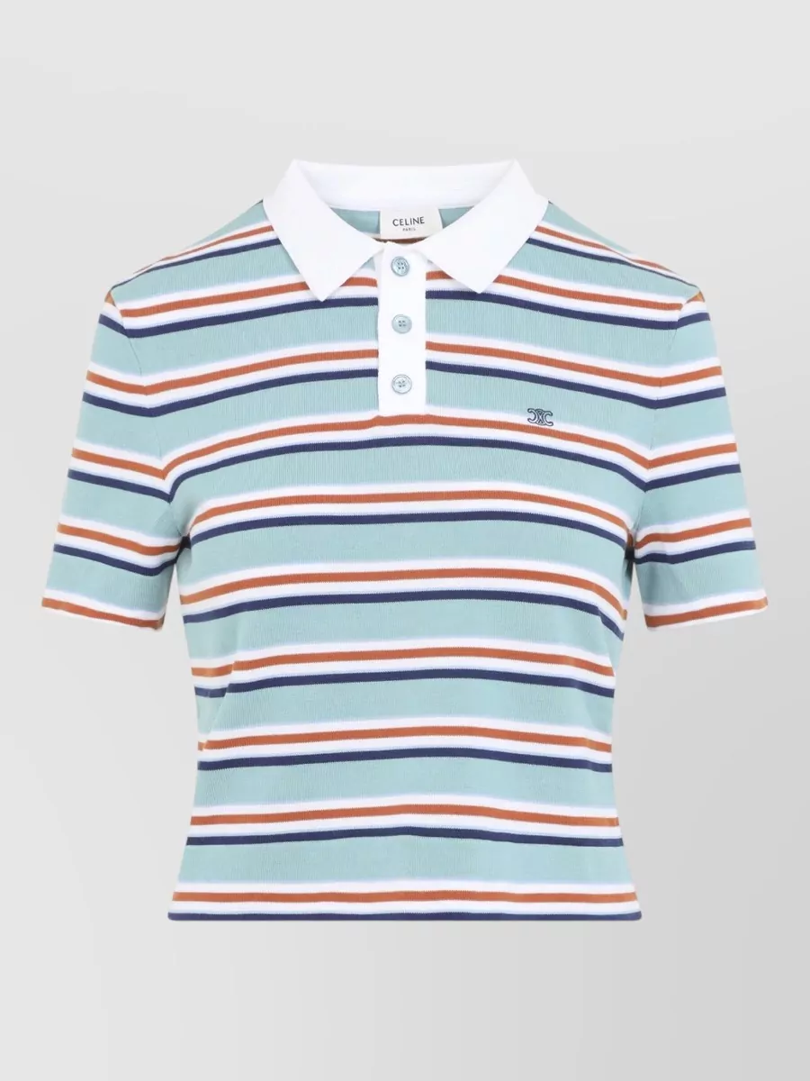 Celine cotton polo sweater