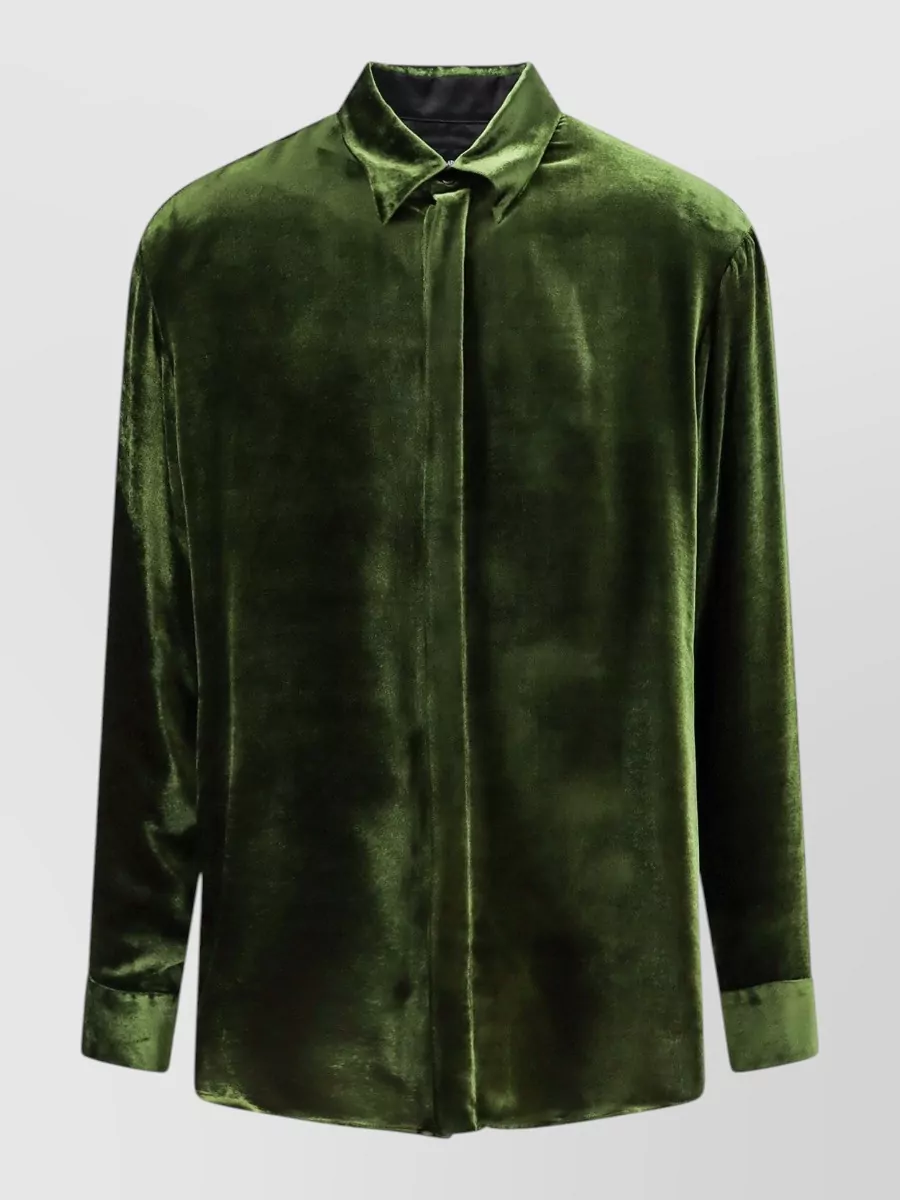 Giorgio Armani silk blend regular fit shirt