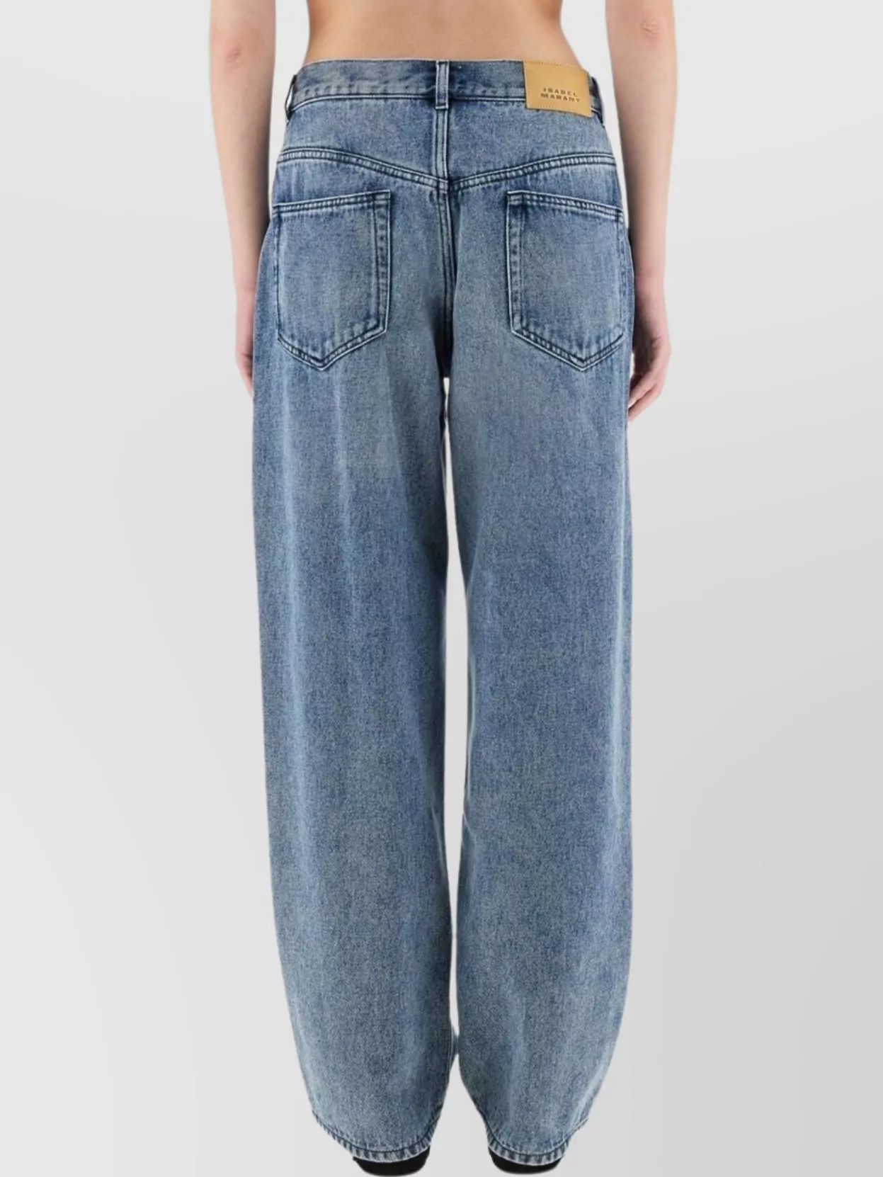 Isabel Marant High-Waisted Trousers Featuring Belt Loops