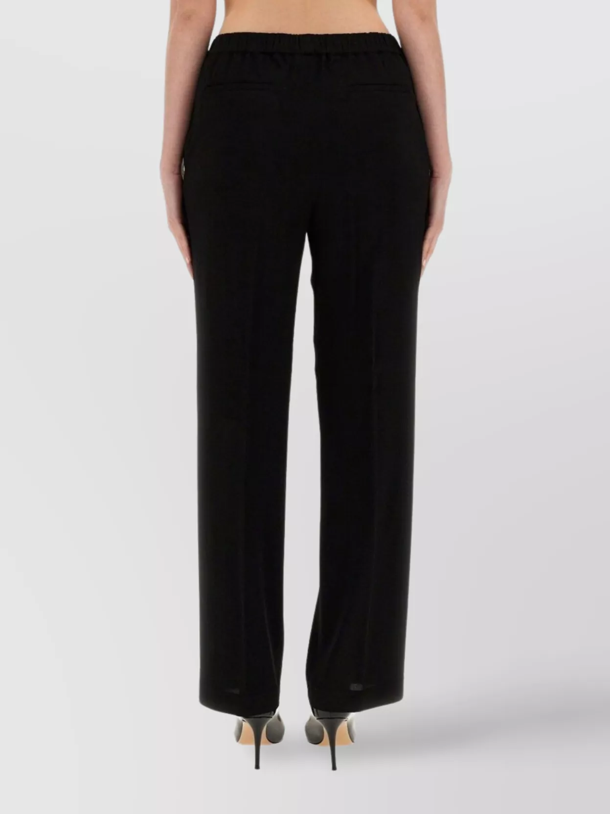 Fabiana Filippi Trousers Viscose Back Pockets