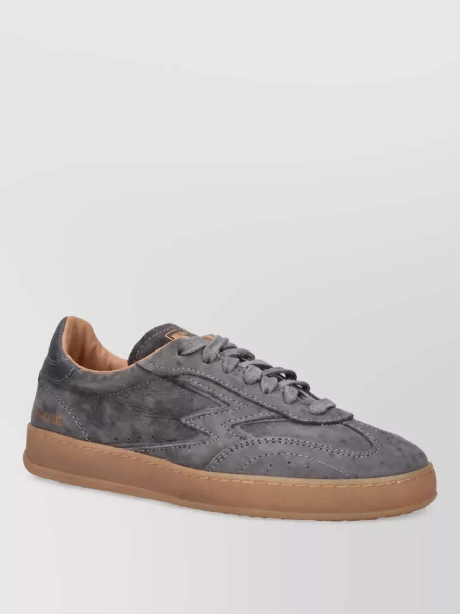 Moa Master Of Arts leather low-top lace-up sneakers