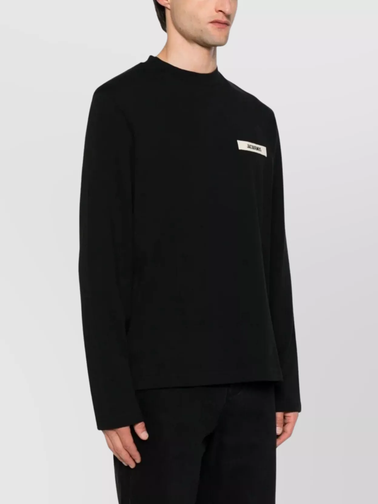 Jacquemus Gros Grain Ml Crew Neck Long Sleeves
