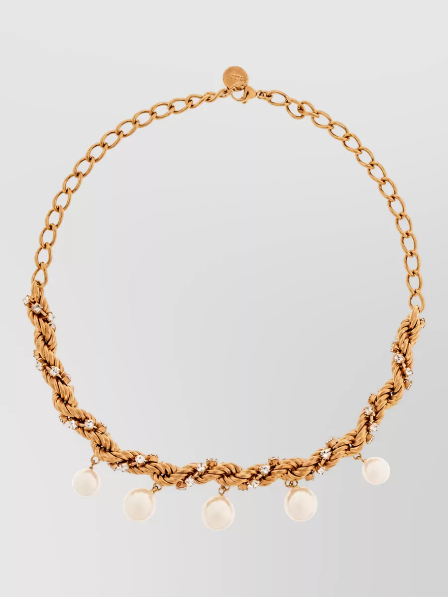 Marni brass necklace