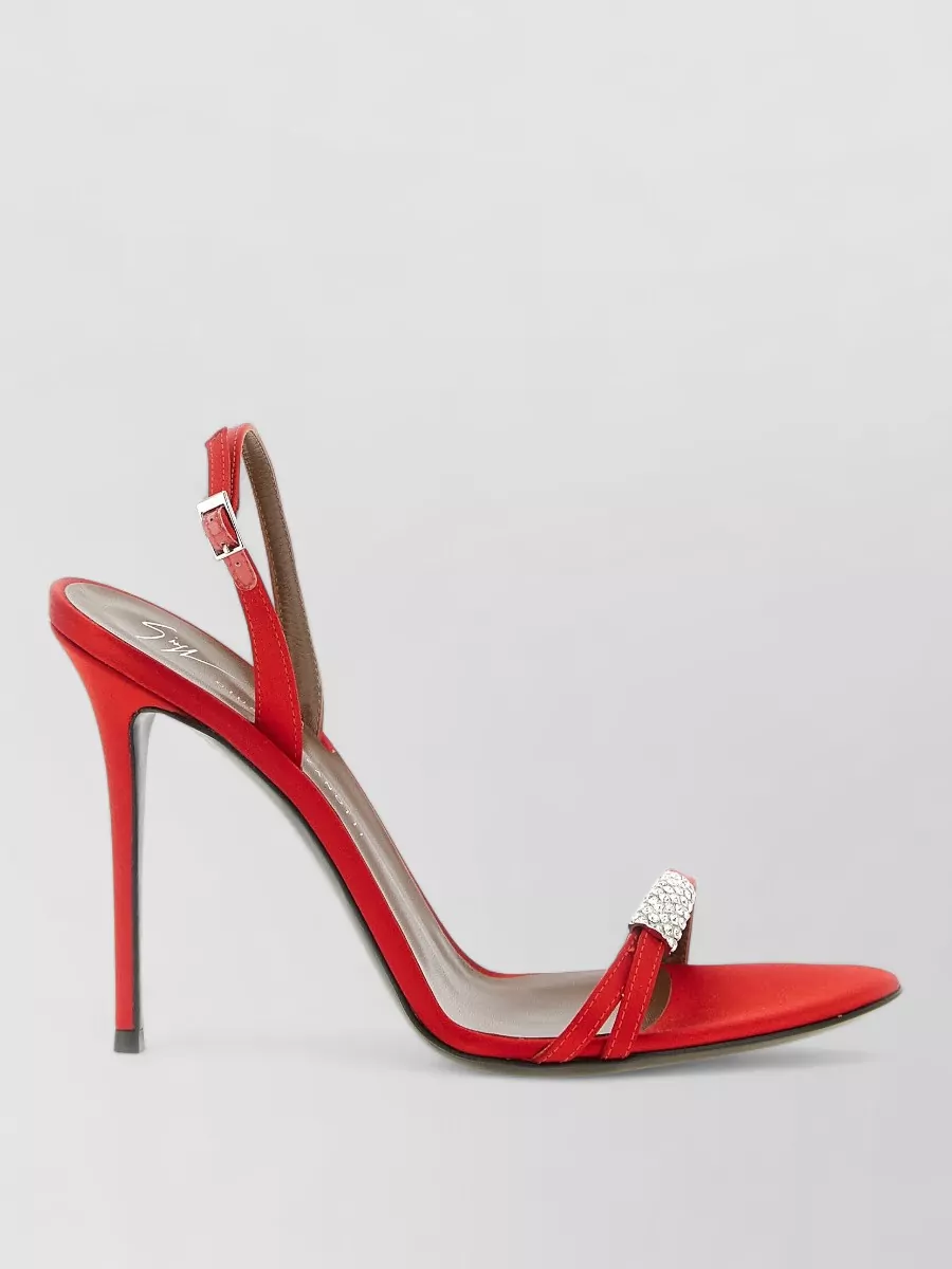 Giuseppe Zanotti Lena Crystal Sandals Slingback Open Toe