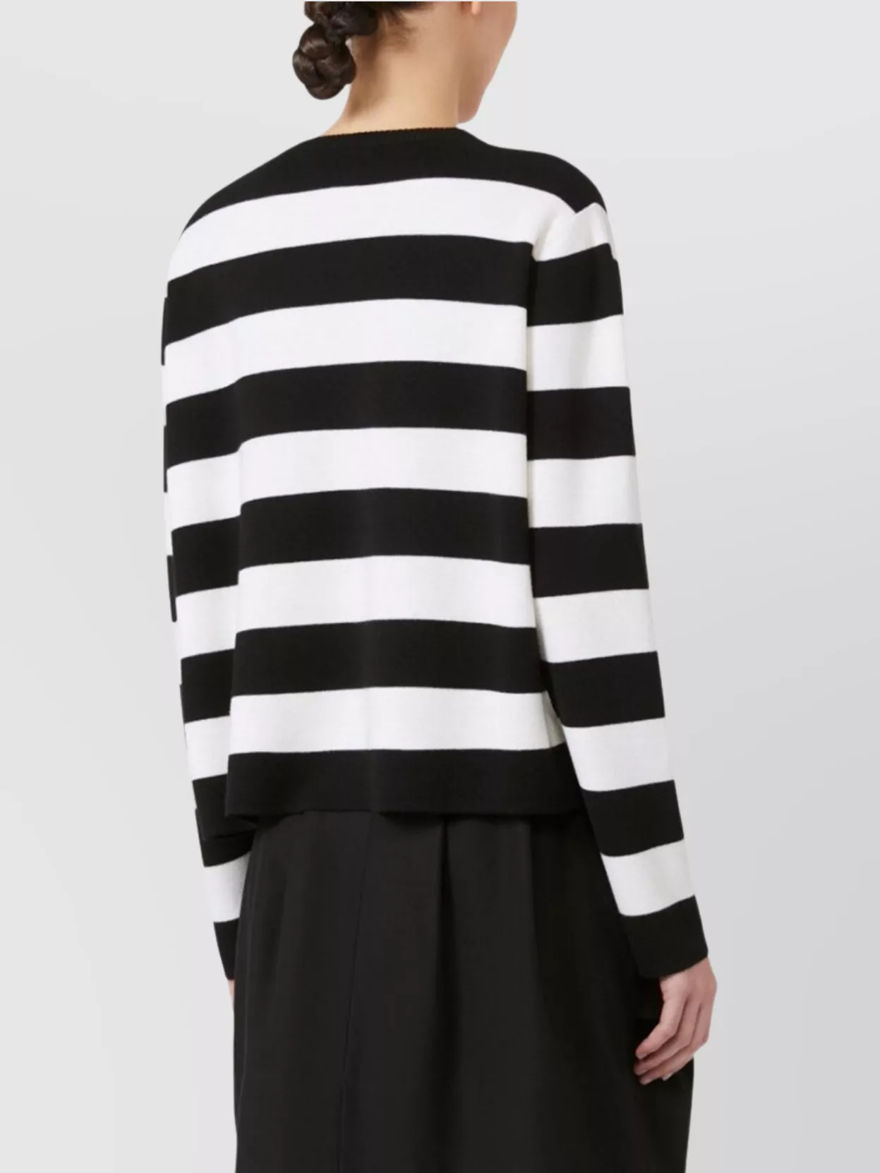 Max Mara Striped Boxy Knitwear Sweater