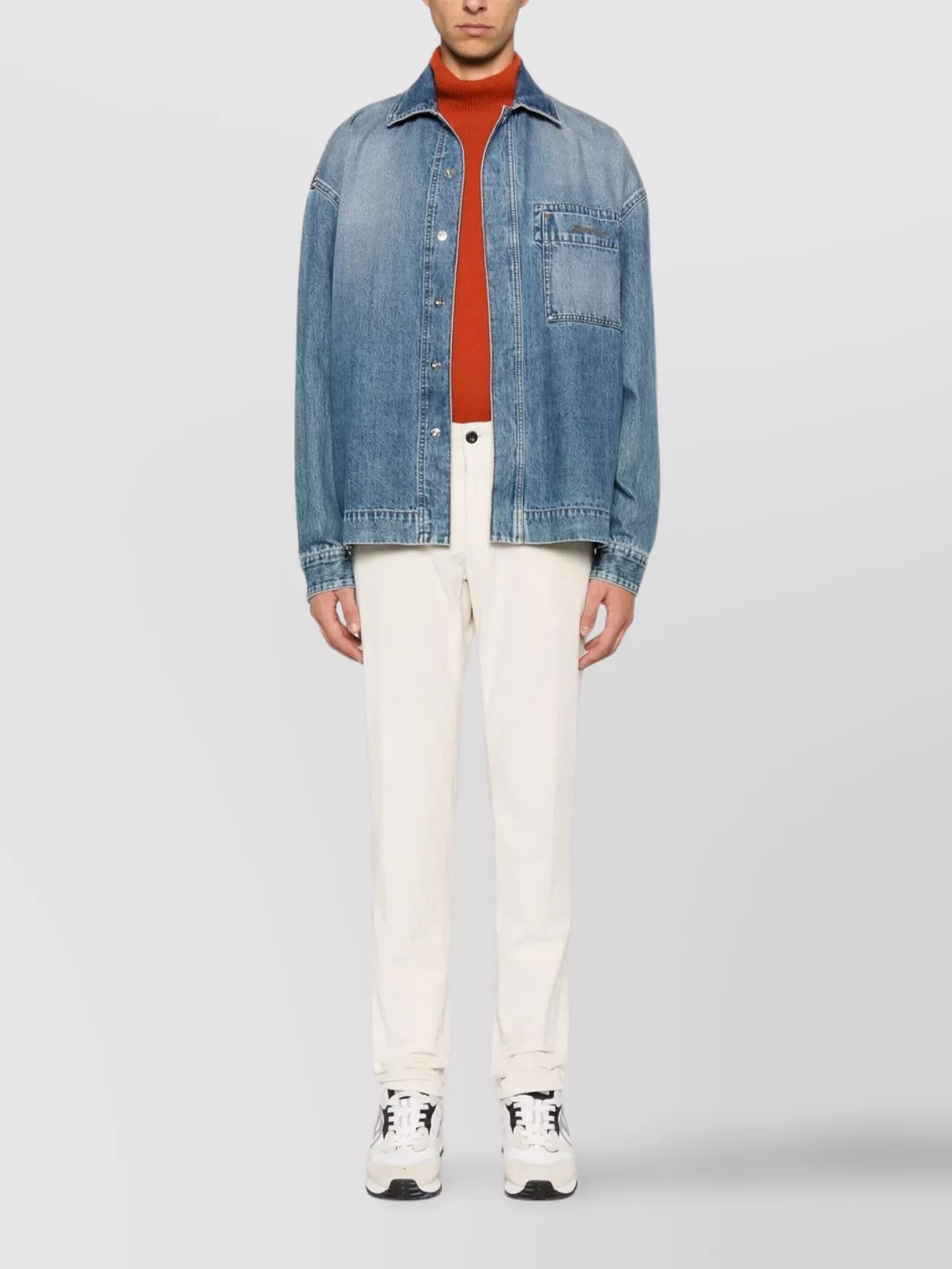 Incotex Trousers With Back Pockets And Belt Loops In White