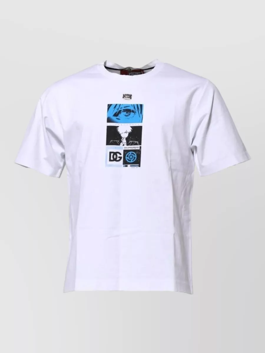 Dolce&Gabbana cotton crew neck graphic print t-shirt