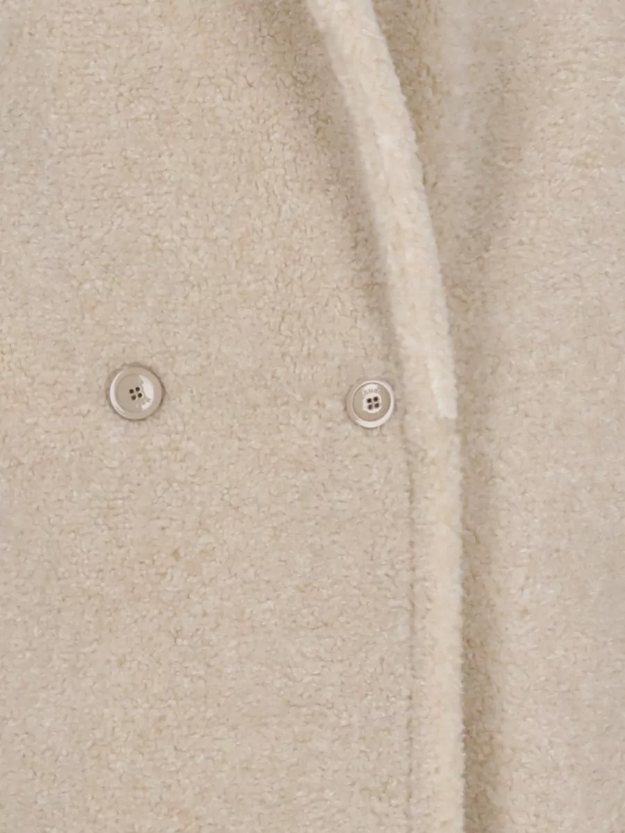 Herno Coat Three Quarter Sleeves Oversized Collar