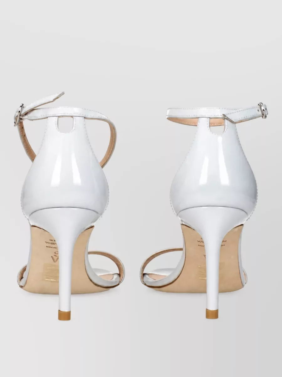 Stuart Weitzman Leather Stiletto Heel Sandals