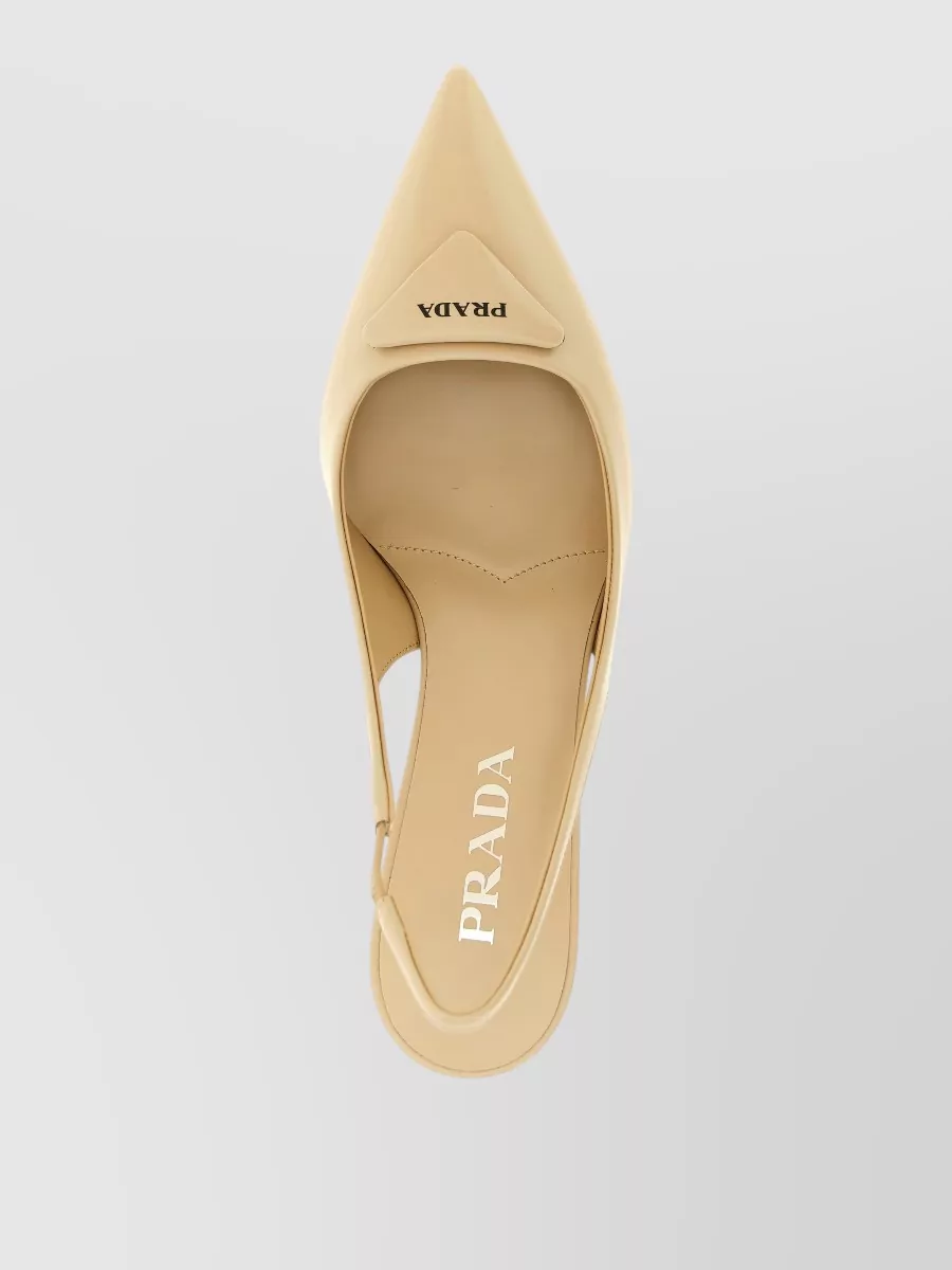 Prada Leather Slingback Pumps