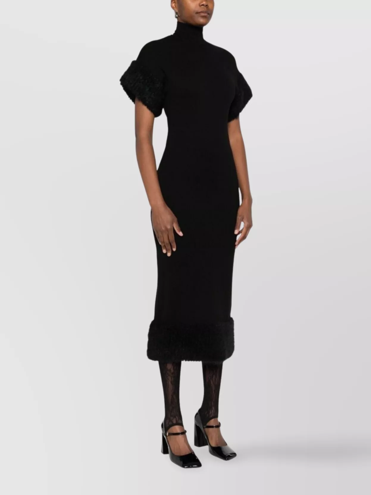 Moschino Knee Length Dress High Neckline