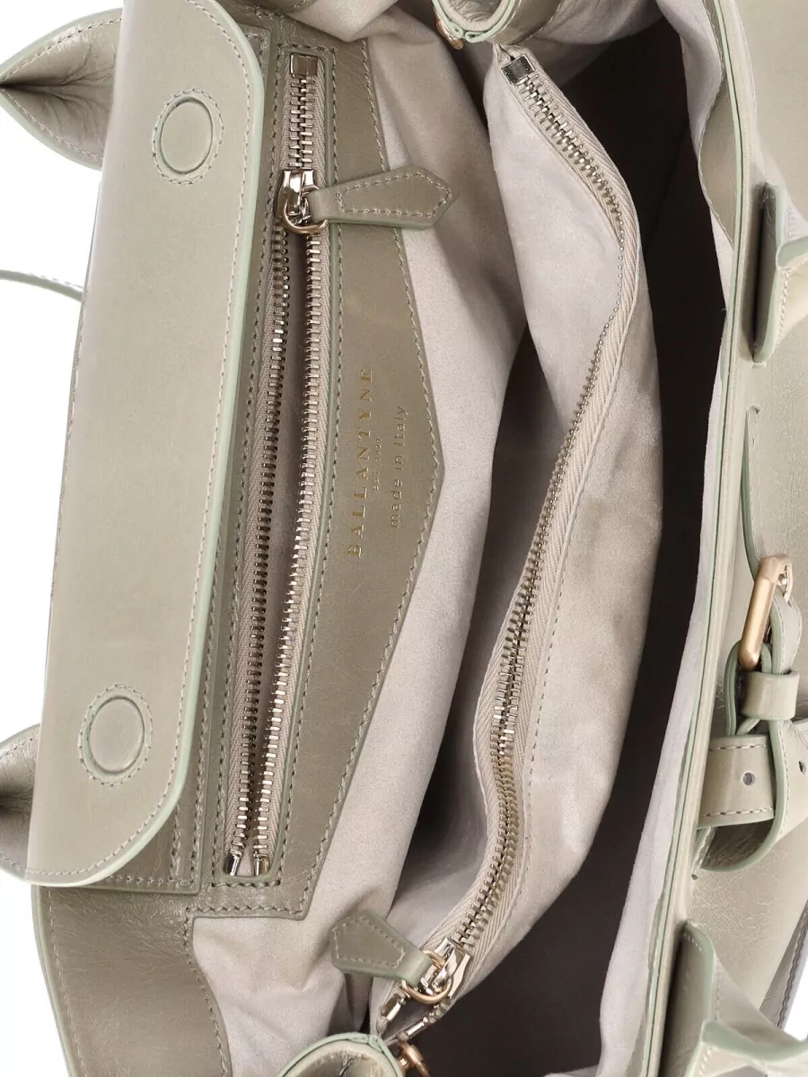 Ballantyne Tote Bag Structured Shape Top Handles Strap