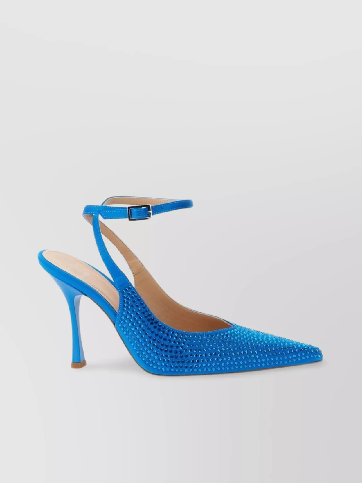 LIU •JO EMBELLISHED POINTED TOE SLINGBACK PUMPS