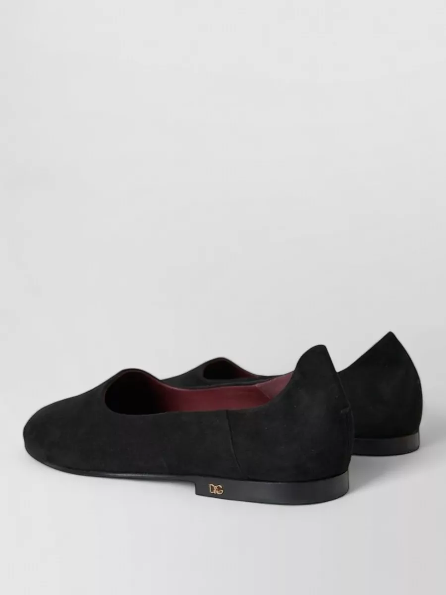 Dolce&Gabbana Suede Leather Slippers