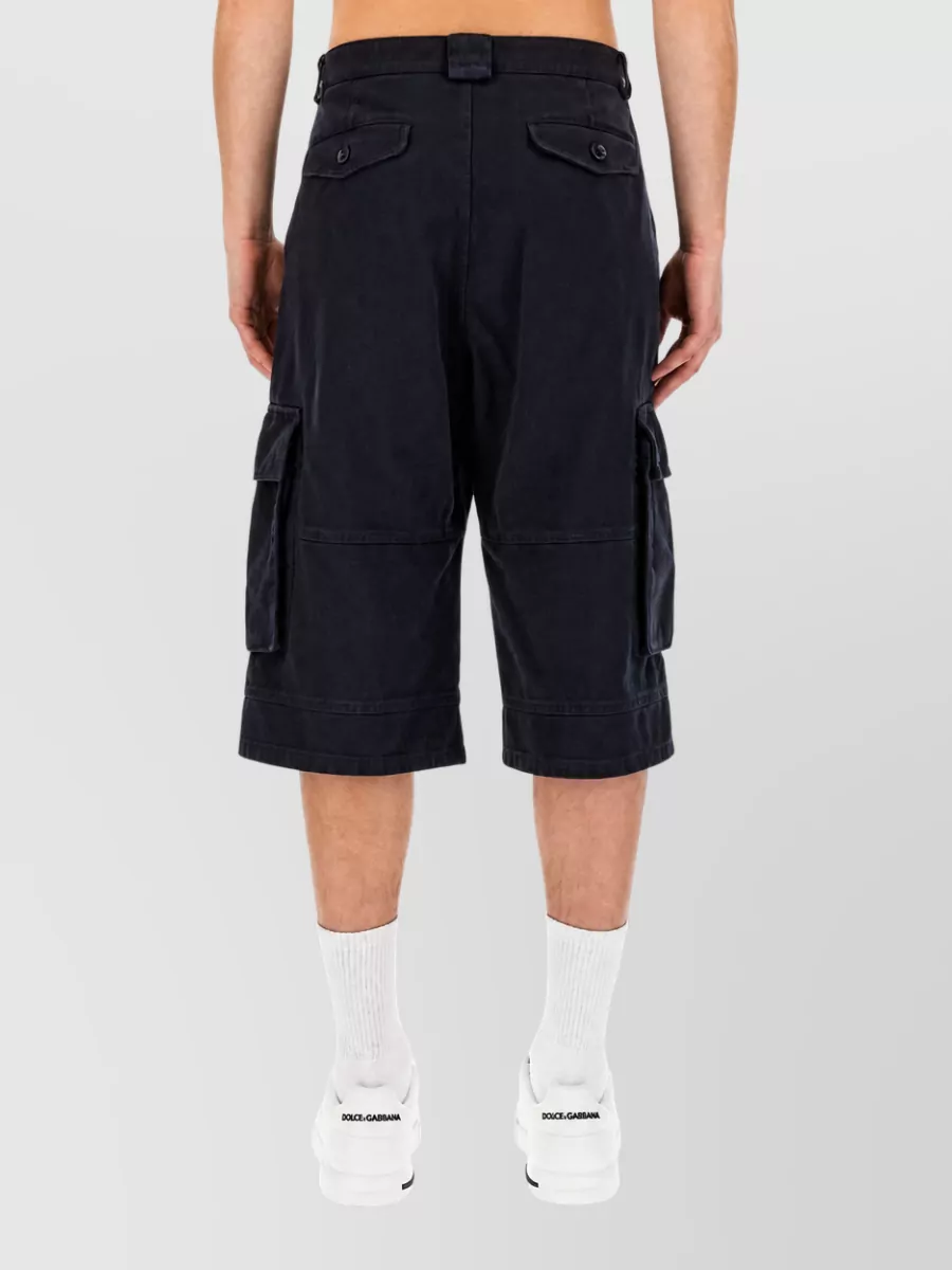 Dolce&Gabbana Cotton Cargo Shorts