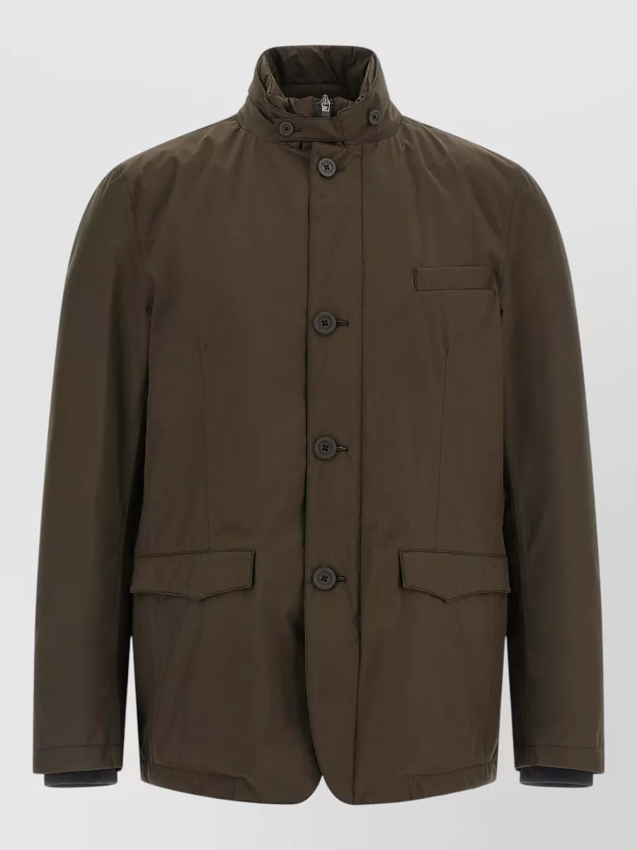 Herno single-breasted padded coat