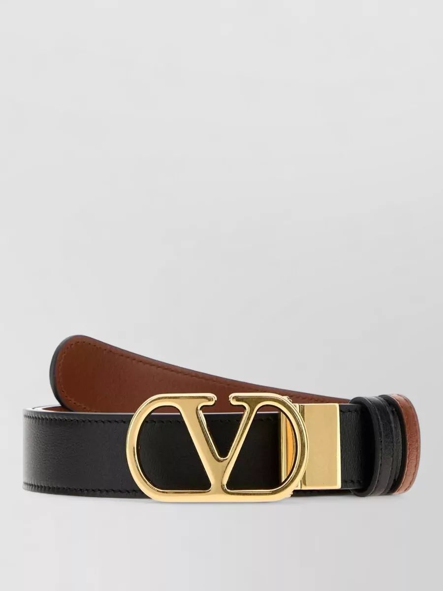 Valentino Garavani leather reversible belt