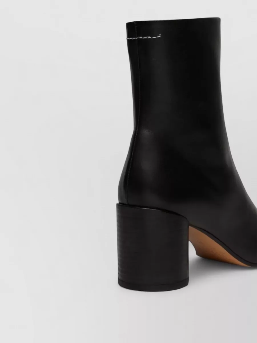 Mm6 Maison Margiela Leather Ankle Boots