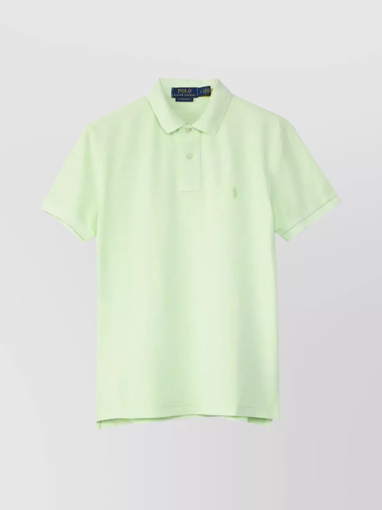 Ralph Lauren Logo Polo Shirt Featuring Side Vents