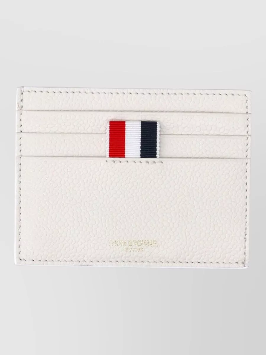 Thom Browne Textured Finish Keyring And Card Holder