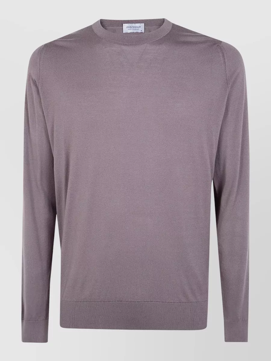 John Smedley cotton crewneck long-sleeve t-shirt