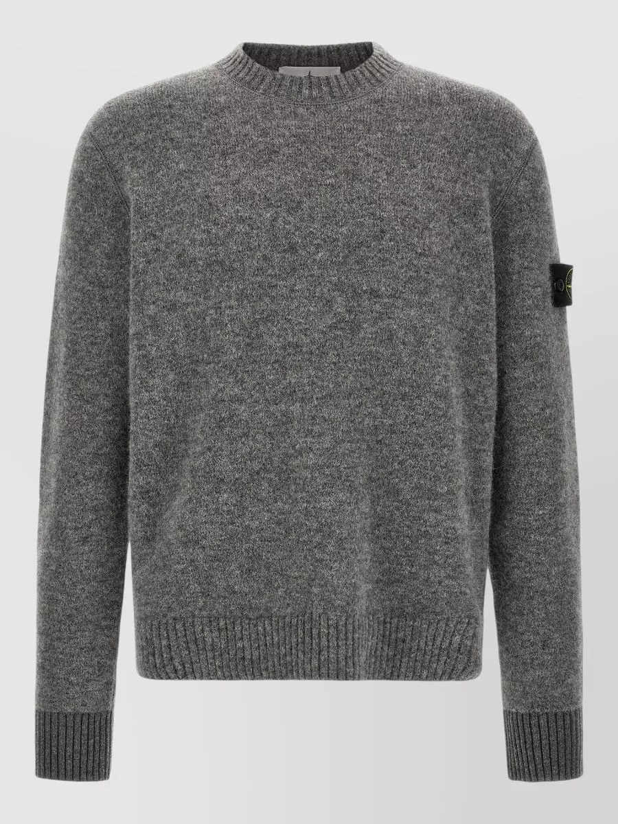 Stone Island alpaca wool regular-fit crew-neck jumper