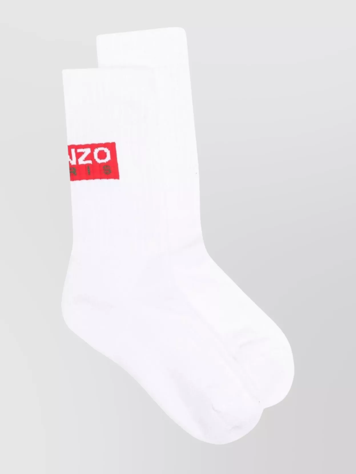 Kenzo Logo-print Socks In White