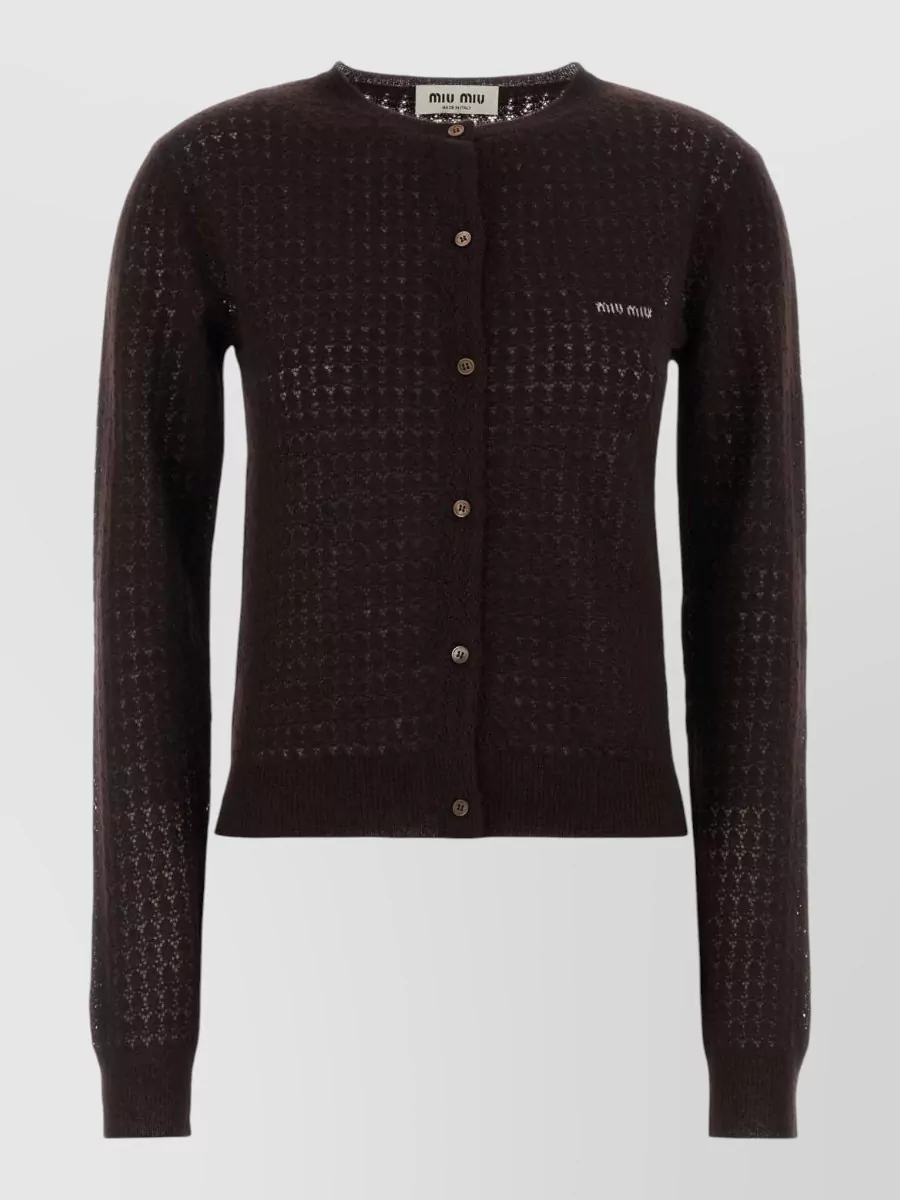Miu Miu Cashmere Silk Cardigan