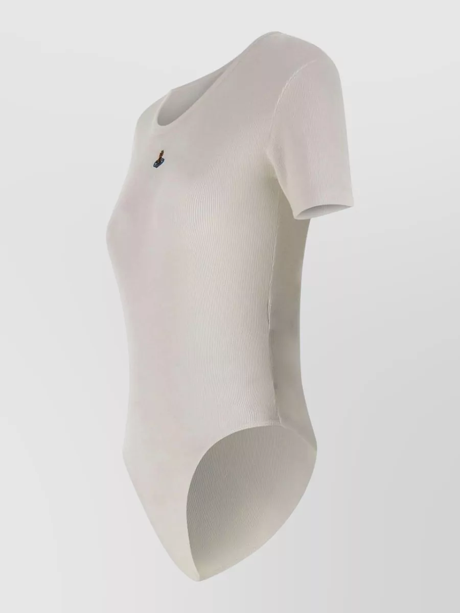Vivienne Westwood Ribbed Short-Sleeve Bodysuit