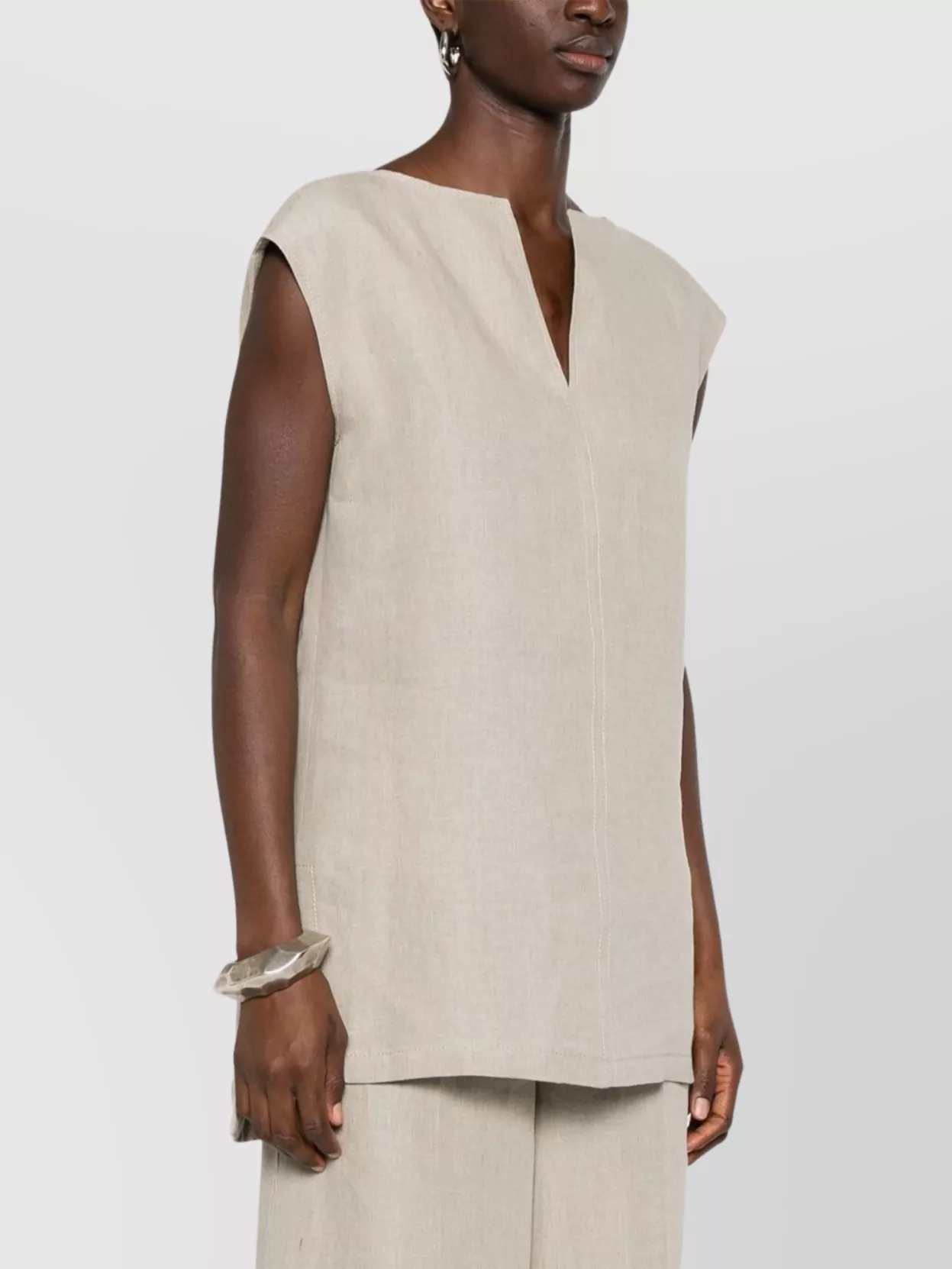 Max Mara Maxmara Colimbo Top Beige